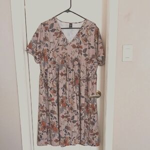 Floral V-Neck Dress